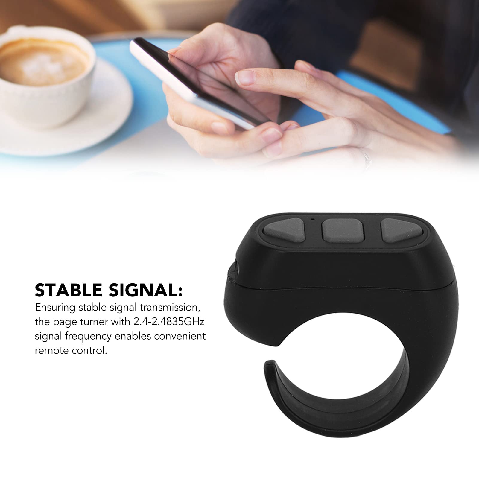 Remote Control Page Turner Tiktok Remote Scrolling Ring