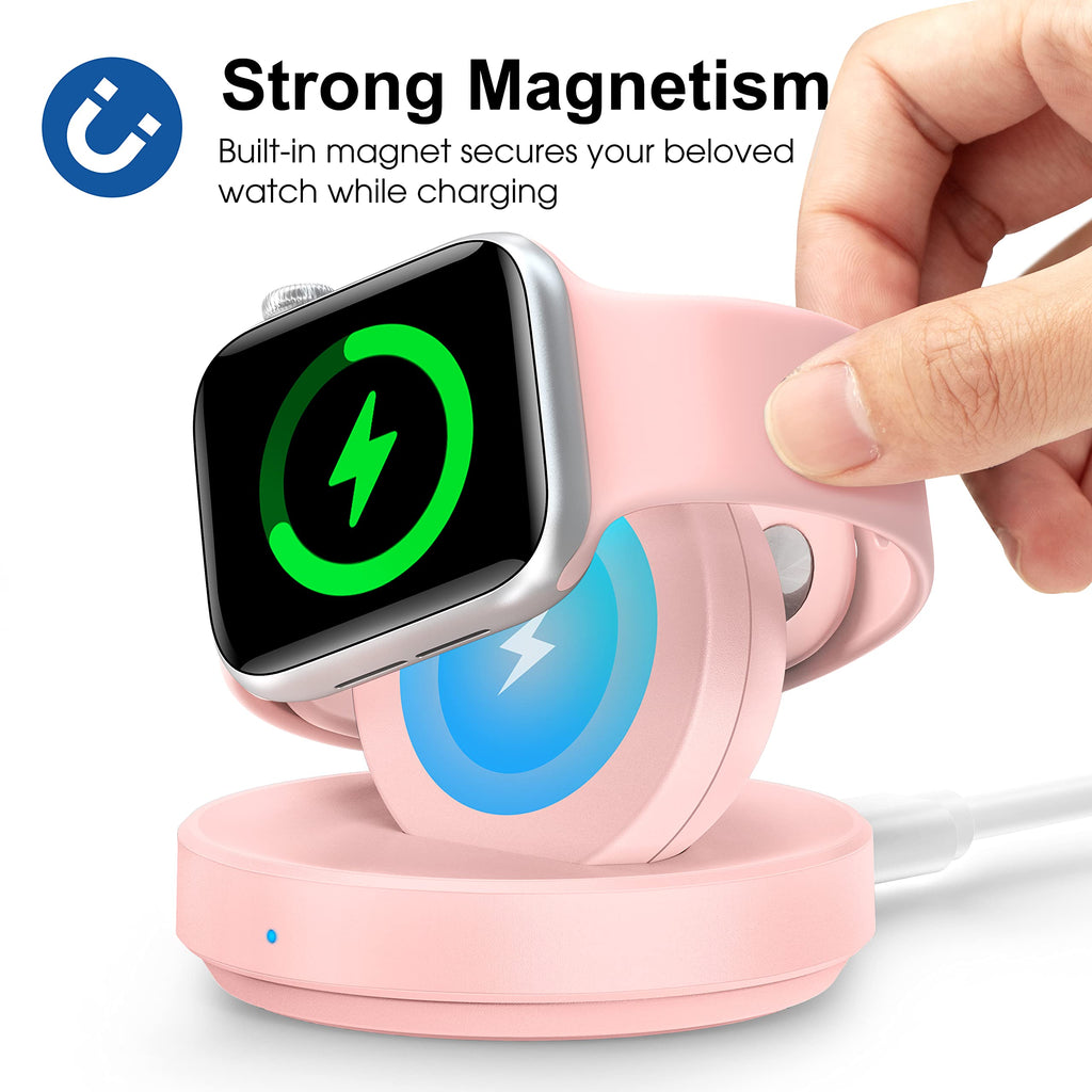 For Apple Watch Charger Magnetic Fast Charging Dock,Portable Wireless Charging S