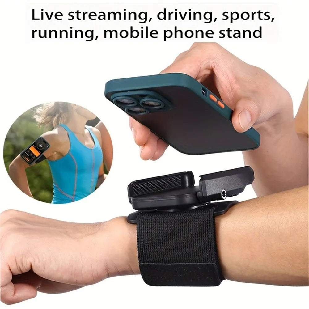 Universal 360° Rotation Multi-function Phone Holder for Car Wristband Mobile Support Phone Stand For Sports Cycling Motorcycle