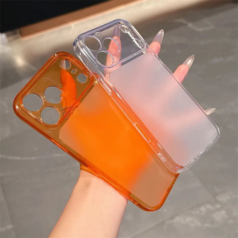 Luxury Solid Colors Frosted Matte Phone Case For iPhone